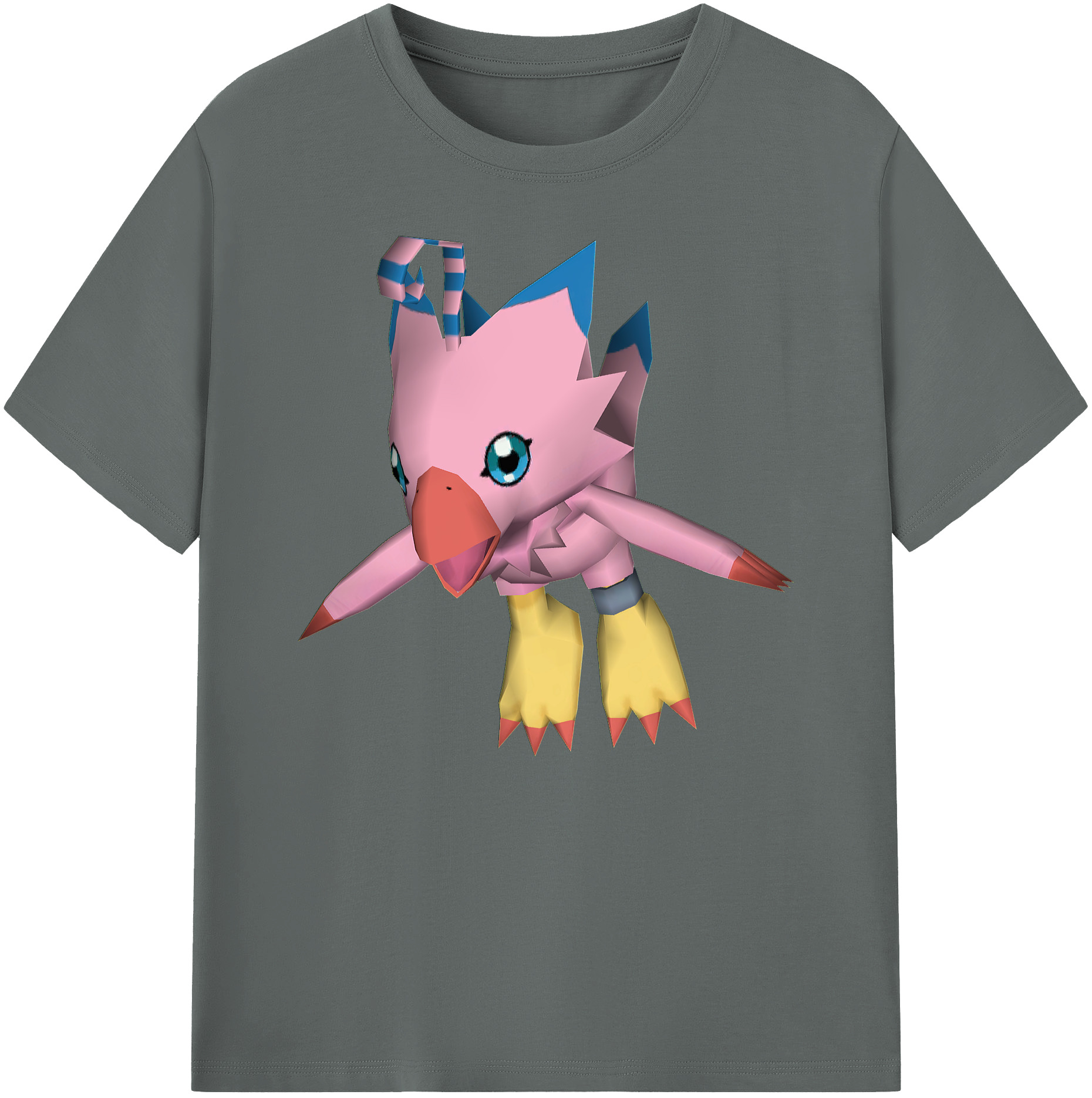 （画像用） Digimon デジタルモンスター/デジモン 綿100％ メンズ半袖Tシャツ｜肌触りやわらか＆通気性